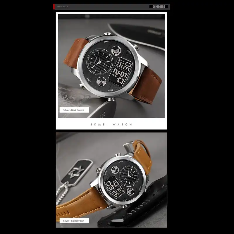 ساعت مچی عقربه ای اسکمی مدل 1653GRBN