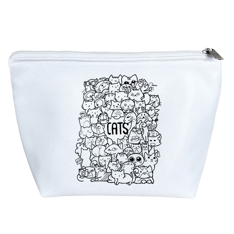 کیف لوازم آرایش دخترانه خندالو مدل گربه کد H337