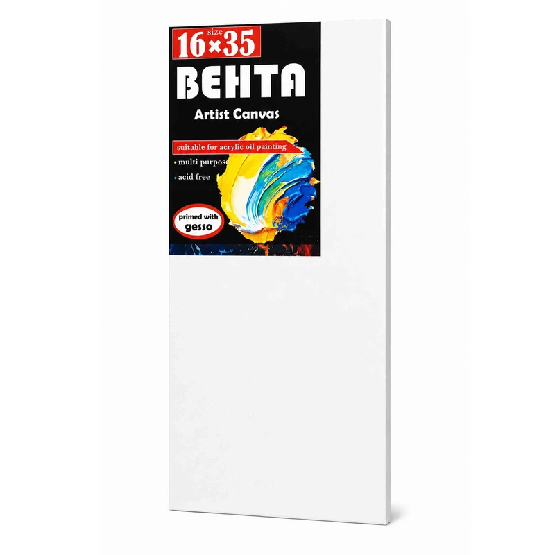 بوم نقاشی مستطیل بهتا مدل B35 سایز 16×35 سانتی متر