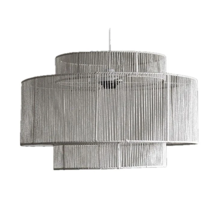 چراغ آویز تزئینی مدل دست بافت 3 طبقه کد 22