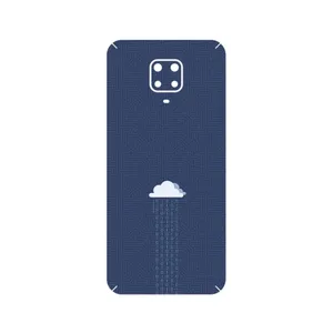 MAHOOT Minimal Data Cloud Cover Sticker for Xiaomi Redmi Note 9 Pro