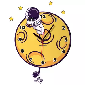 ساعت دیواری کودک باروچین مدل فضانورد کد c-127