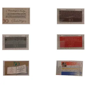 تمبر یادگاری مدل آلمان خط مجموعه 6 عددی