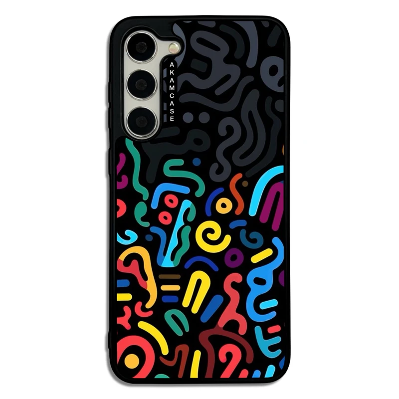 کاور آکام مدل AMC-WSGS23P-DOODLE8 مناسب برای گوشی موبایل سامسونگ Galaxy S23 Plus