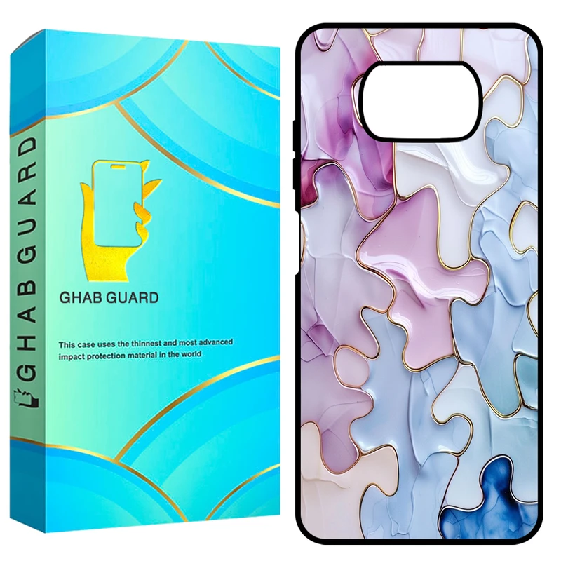 کاور قاب گارد طرح پازل مدل GCHPX3 مناسب برای گوشی موبایل شیائومی Poco X3 / X3 Pro