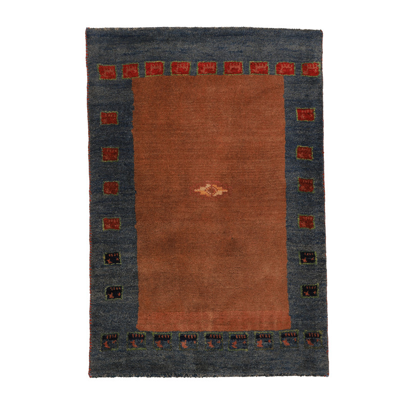 گبه دستباف یک متری طرح قشقایی کد 4040427