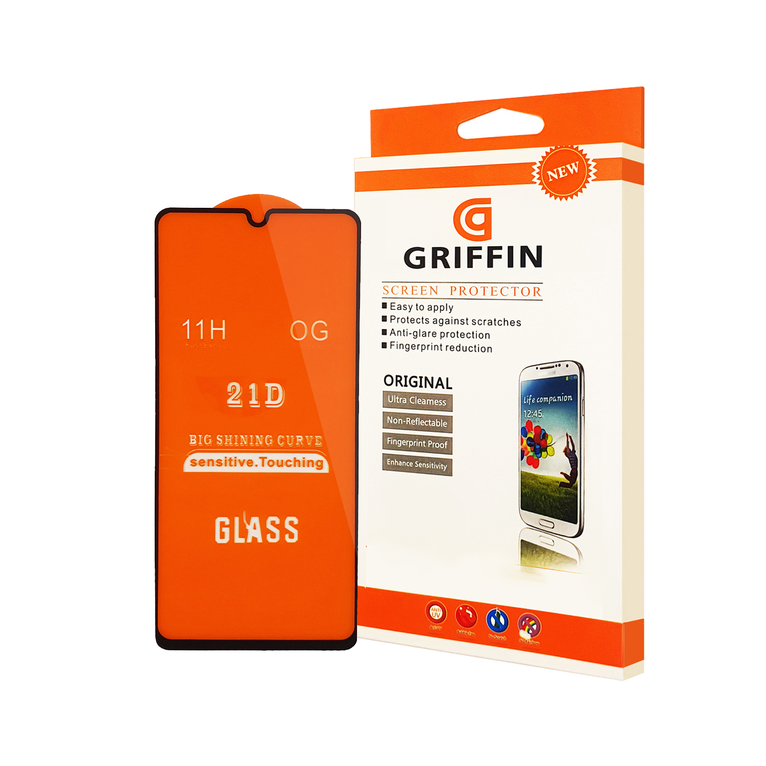 نقد و بررسی محافظ صفحه نمایش گریفین مدل F21 GN me مناسب برای گوشی موبایل سامسونگ Galaxy A31 توسط خریداران