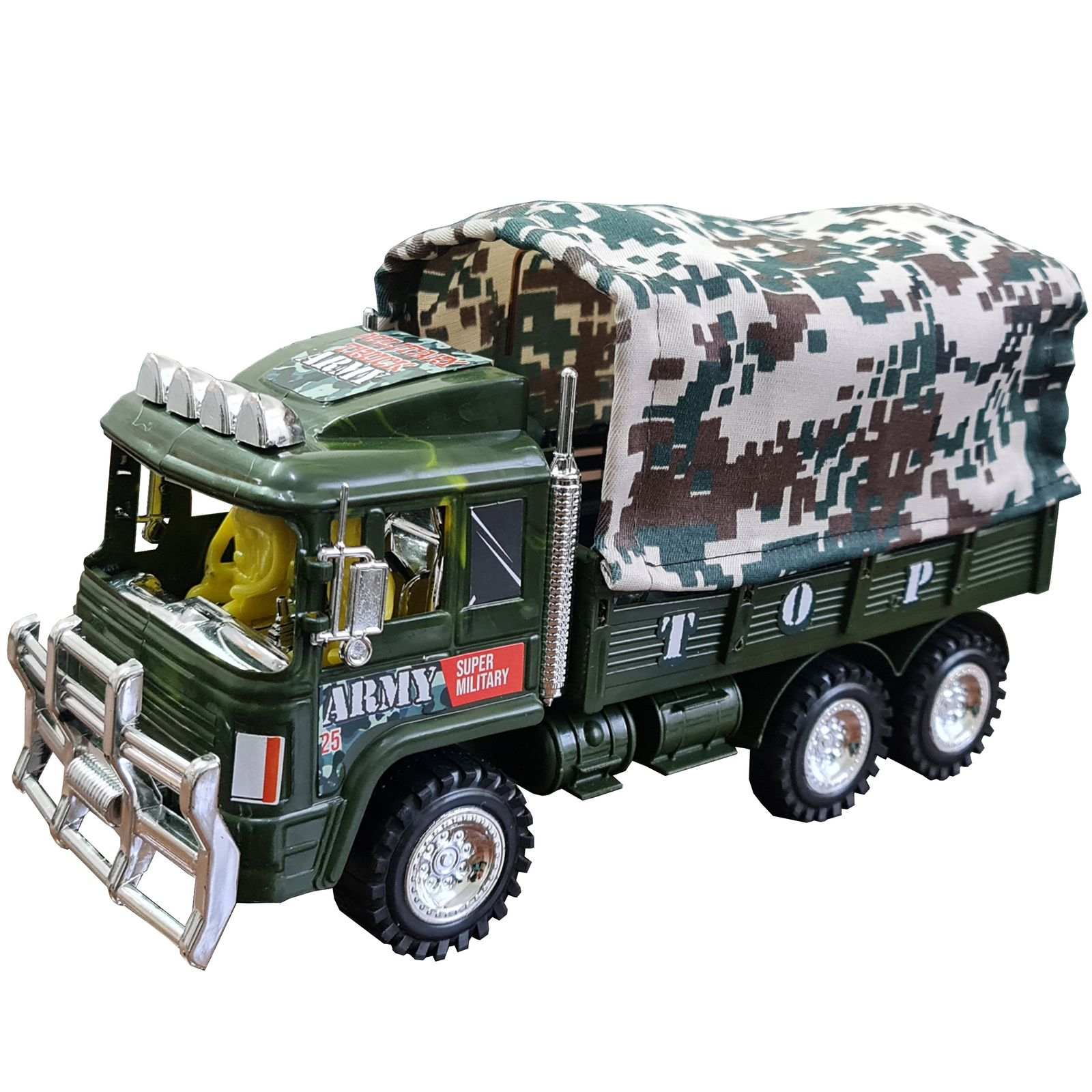 اسباب بازی جنگی مدل کامیون ارتشی حمل سربازان -  - 1