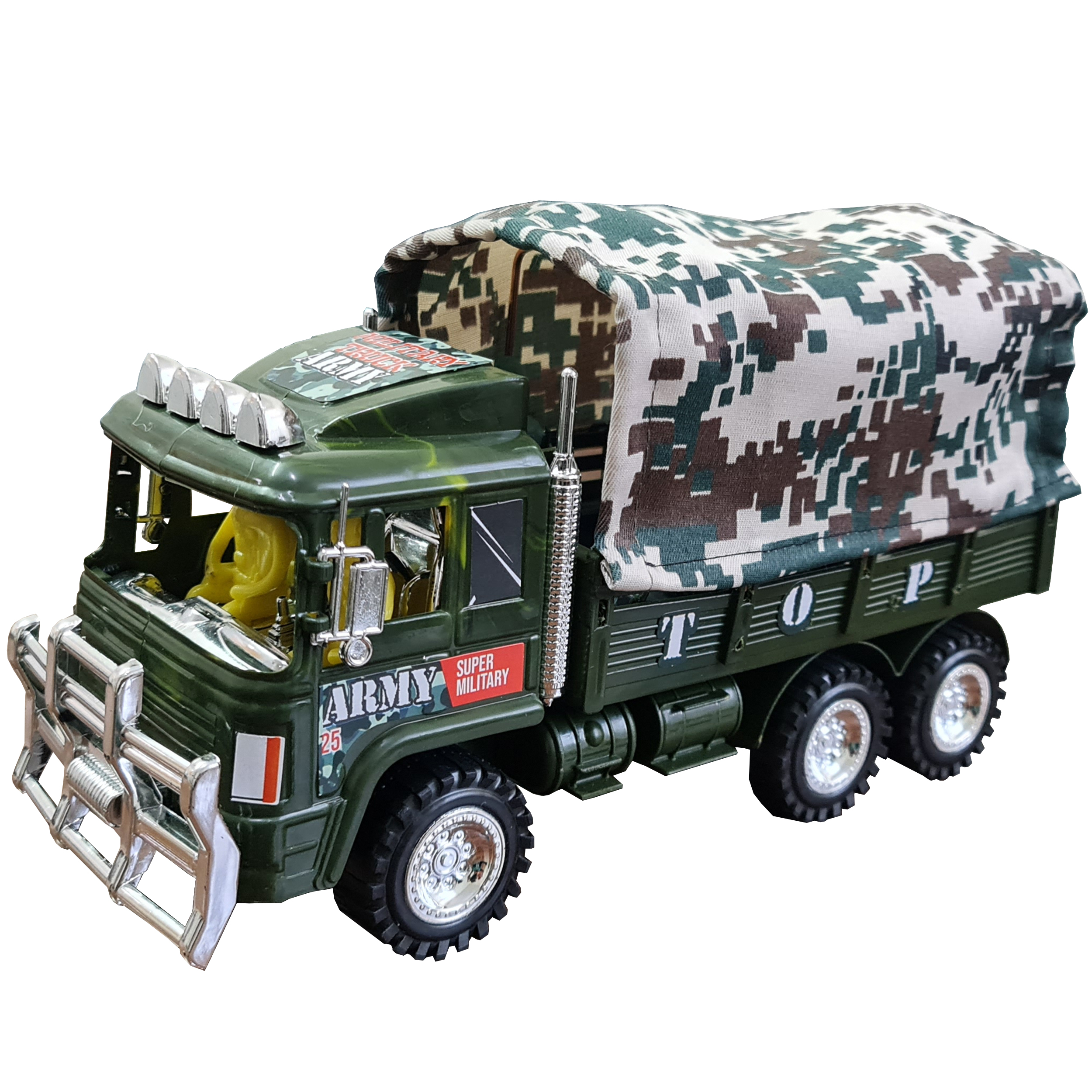 نکته خرید - قیمت روز اسباب بازی جنگی مدل کامیون حمل سربازان بسته 24 عددی خرید