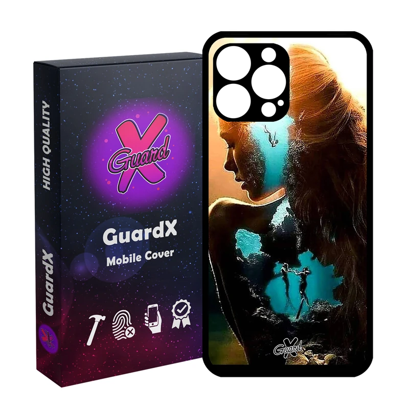کاور گارد ایکس طرح Girl مدل Glass10138 مناسب برای گوشی موبایل اپل iPhone 13 Pro Max