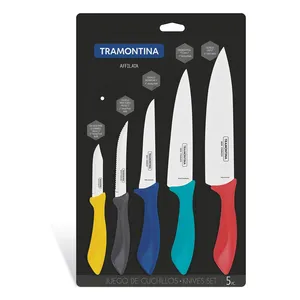 سرویس چاقو آشپزخانه 5 پارچه ترامونتینا مدل AFFILATA کد 23699/952