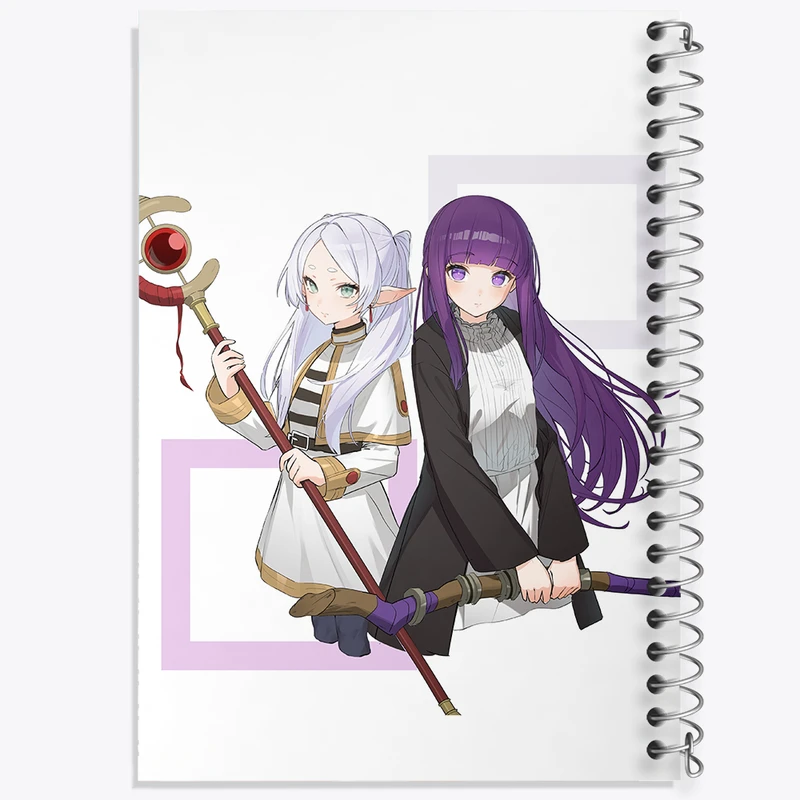 دفتر مشق 50 برگ خندالو طرح فریرن و فرن انیمه فریرن کد 33909