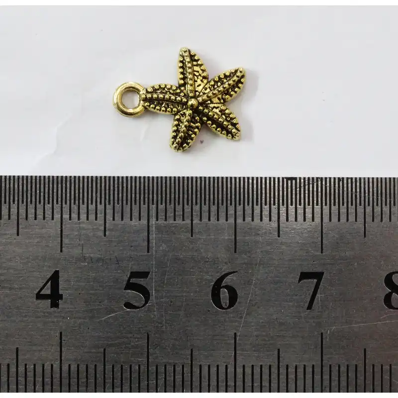 آویز دستبند مدل ستاره دریایی کد AD 903 بسته 10 عددی