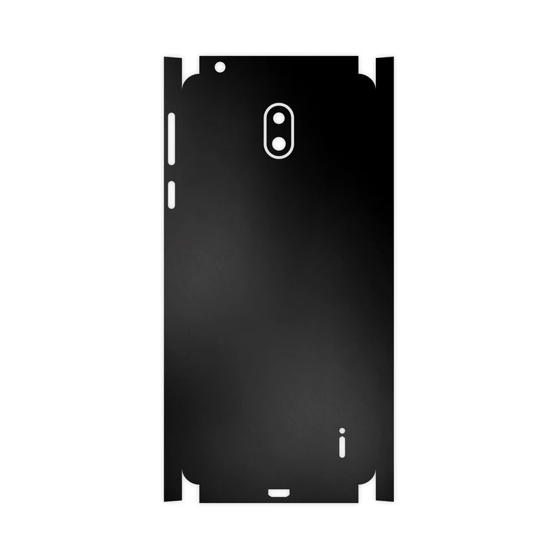برچسب پوششی ماهوت مدل Black-Matte-FullSkin مناسب برای گوشی موبایل نوکیا 2.2