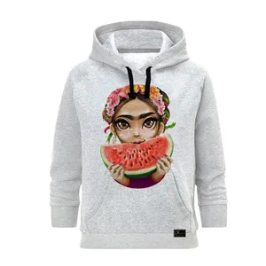 هودی زنانه مدل یلدایی کد J159 رنگ طوسی