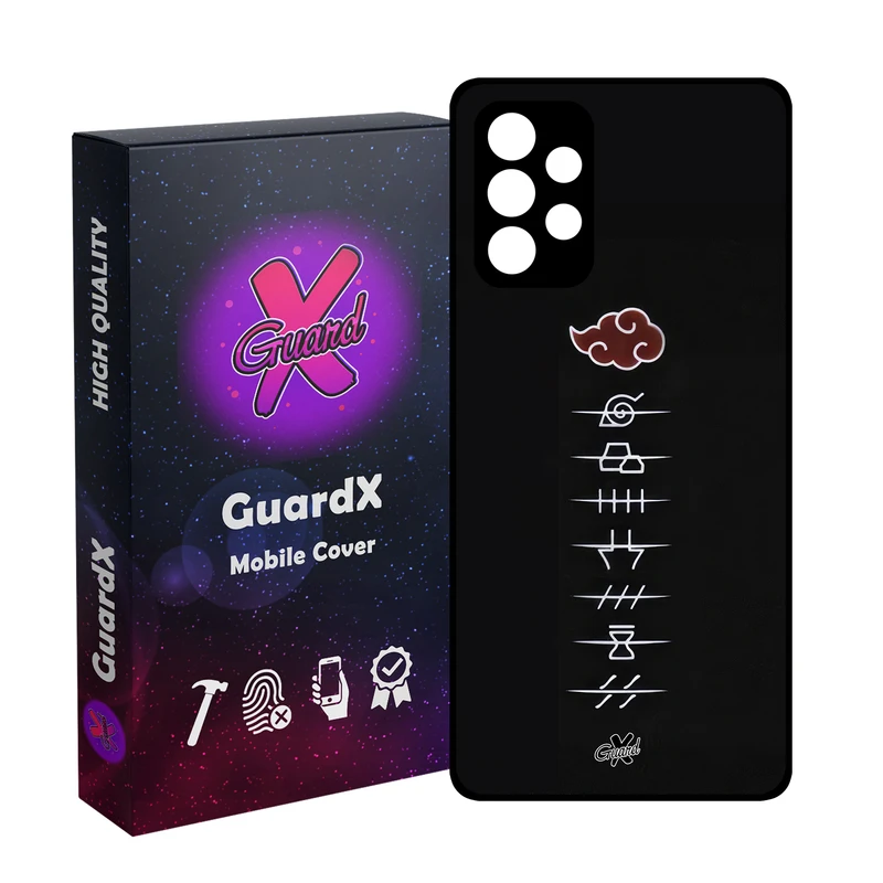 کاور گارد ایکس طرح Naruto Anime مدل Glass10586 مناسب برای گوشی موبایل سامسونگ Galaxy A32 4G