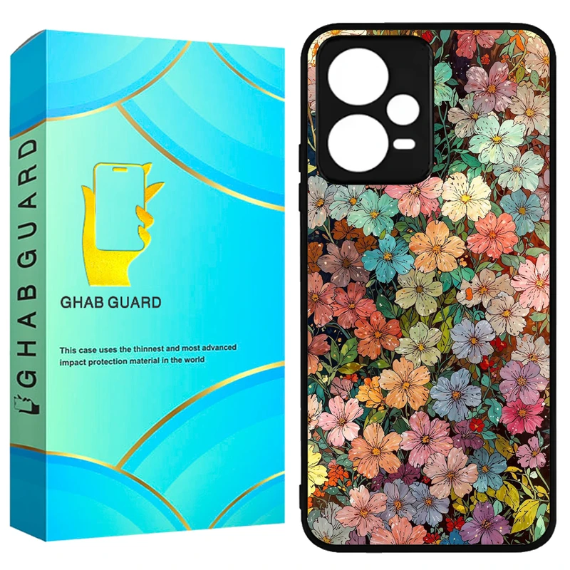 کاور قاب گارد طرح گل گلی مدل GCHPX5P مناسب برای گوشی موبایل شیائومی Poco X5 Pro 5G