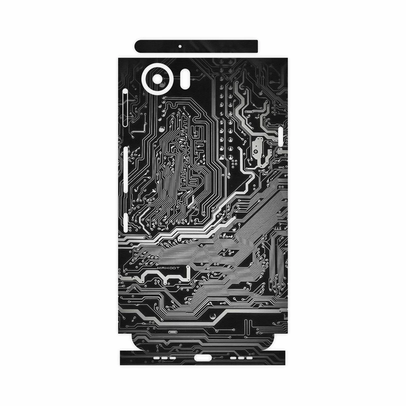 برچسب پوششی ماهوت مدل Black Printed Circuit Board-FullSkin مناسب برای گوشی موبایل بلک بری KEYONE
