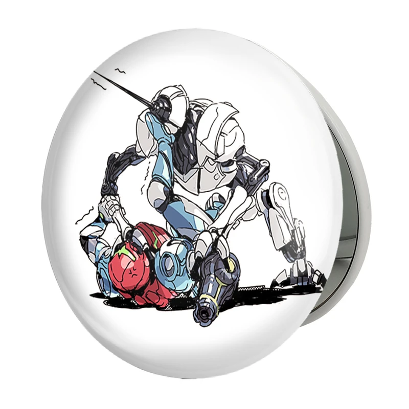 آینه جیبی خندالو طرح بازی متروید (Metroid) مدل تاشو کد 35655