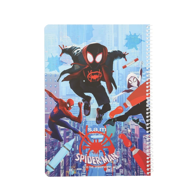 دفتر نقاشی 60 برگ سم طرح SPIDER MAN