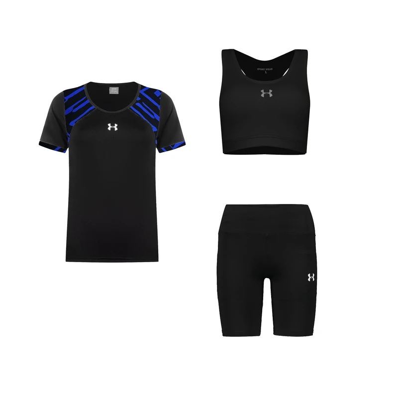 ست 3 تکه لباس ورزشی زنانه مدل 7202-1801-69