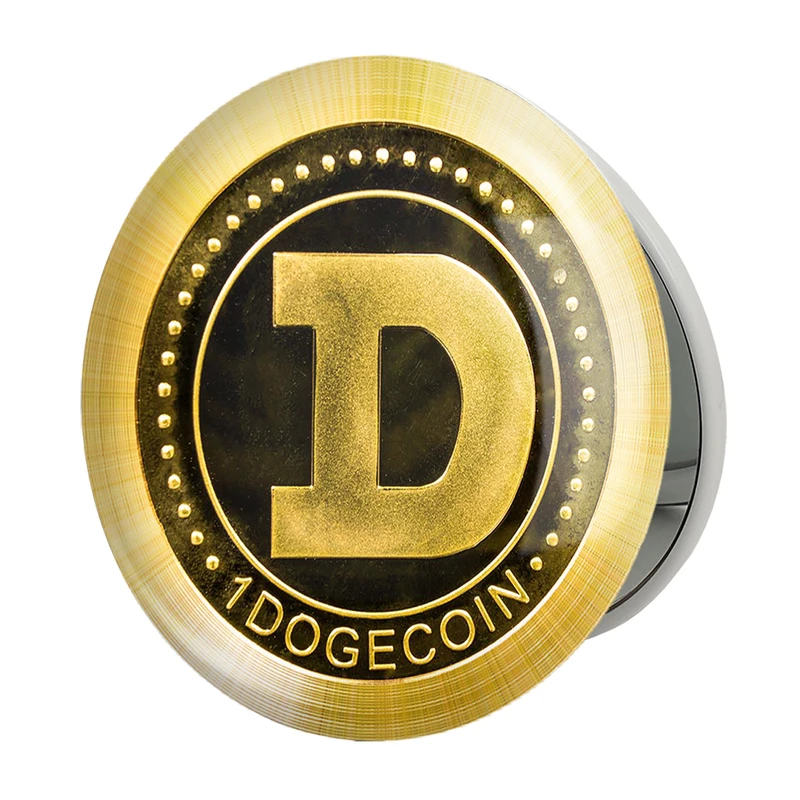 آینه جیبی خندالو طرح ارز دیجیتال بیت کوین مدل تاشو کد 10877 