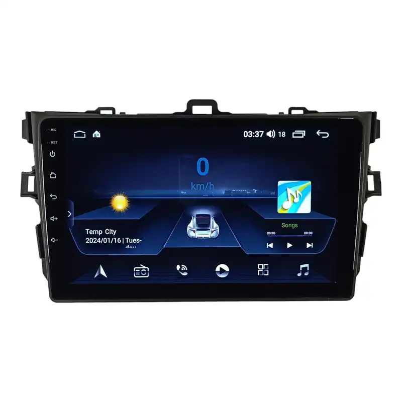 پخش کننده تصویری خودرو مدل اندروید Golden24 مناسب برای تویوتا کرولا