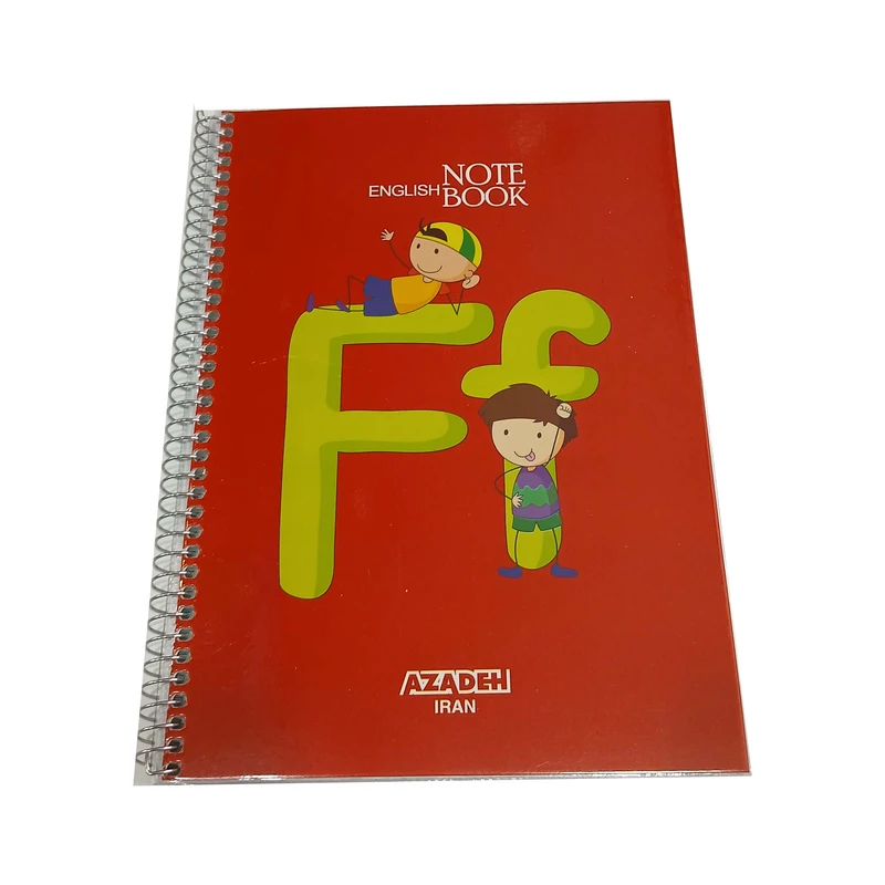 دفتر زبان 60 برگ آزاده مدل 144F