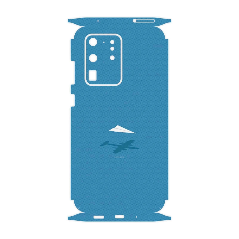 برچسب پوششی ماهوت مدل Minimal Paper Airplane-FullSkin مناسب برای گوشی موبایل سامسونگ Galaxy S20 Ultra