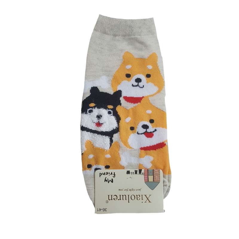 جوراب دخترانه مدل گربه کد 044