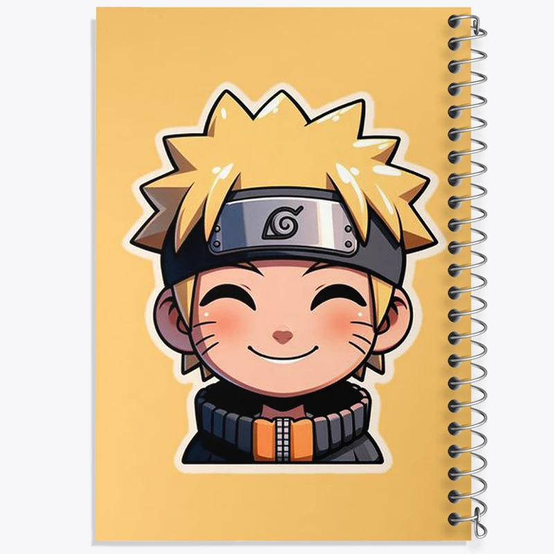 دفتر مشق 100 برگ خندالو طرح انیمه ناروتو (Naruto) کد N1875