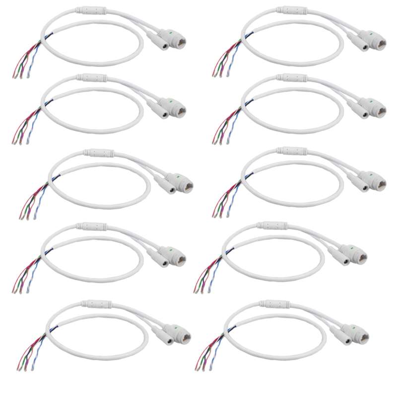کابل تعمیر دوربین مداربسته تحت شبکه مدل POE IP CABLE 11PIN بسته 10 عددی کابل تعمیر دوربین مداربسته تحت شبکه مدل POE IP CABLE 11PIN بسته 10 عددی