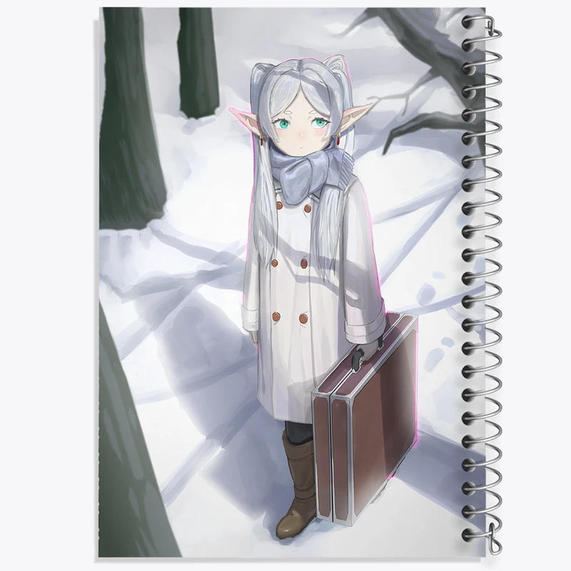 دفتر لیست خرید 50 برگ خندالو طرح انیمه فریرن (Frieren) کد 33928