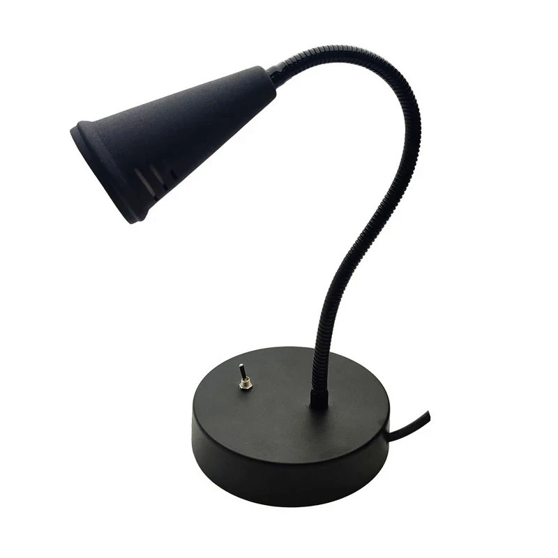 چراغ مطالعه رومیزی مدل خرطومی پایه gu5.3