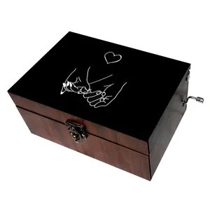 جعبه موزیکال مدل عاشقانه کد B109