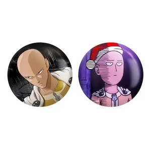 مگنت خندالو طرح سایتاما انیمه مرد تک مشتی کد 1139511403 مجموعه 2 عددی