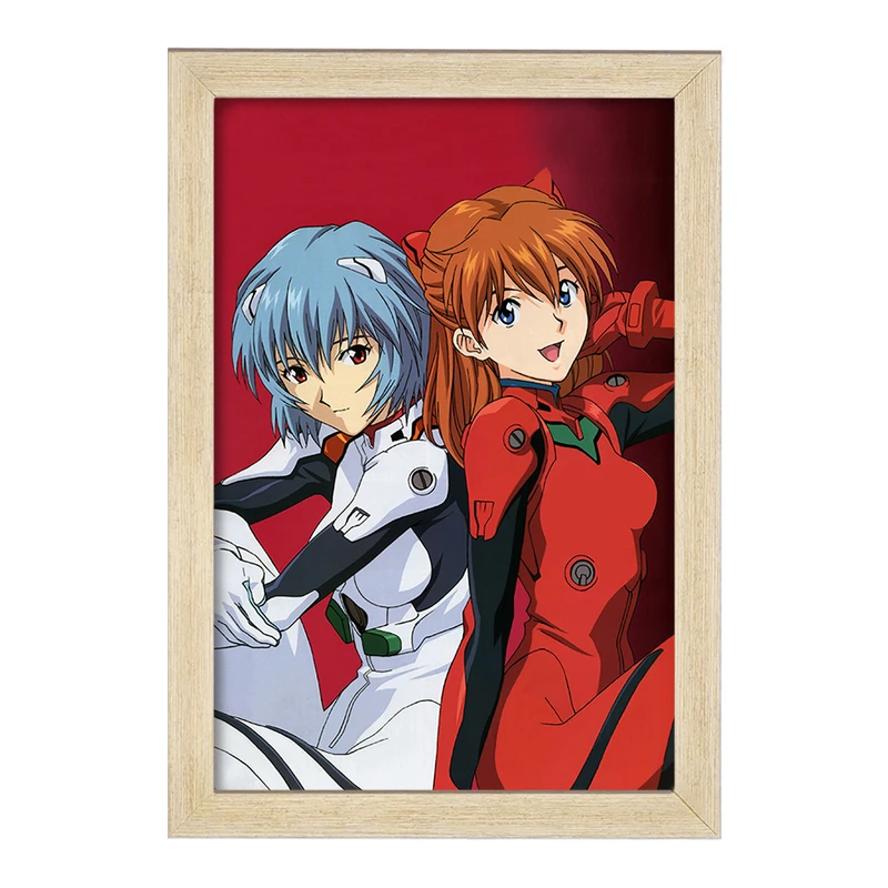 تابلو خندالو مدل اسوکا و ری انیمه اونگلیون  کد 13797