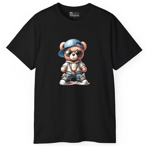 تی شرت آستین کوتاه مردانه پاد آفرین مدل تدی کد 0678