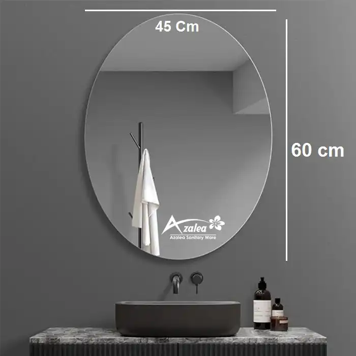 آینه سرویس بهداشتی آزالیا مدل بیضی T4560