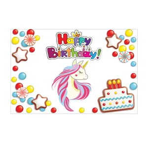 بنر تم تولد طرح اسب تک شاخ کد B-SED_3479