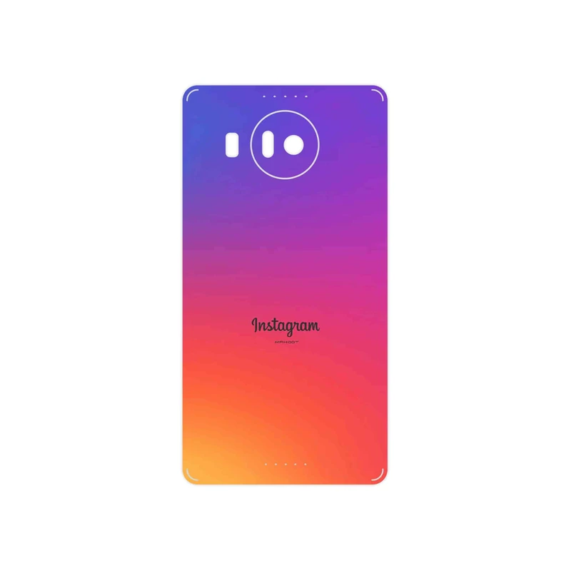 برچسب پوششی ماهوت مدل Instagram مناسب برای گوشی موبایل مایکروسافت Lumia 950 XL