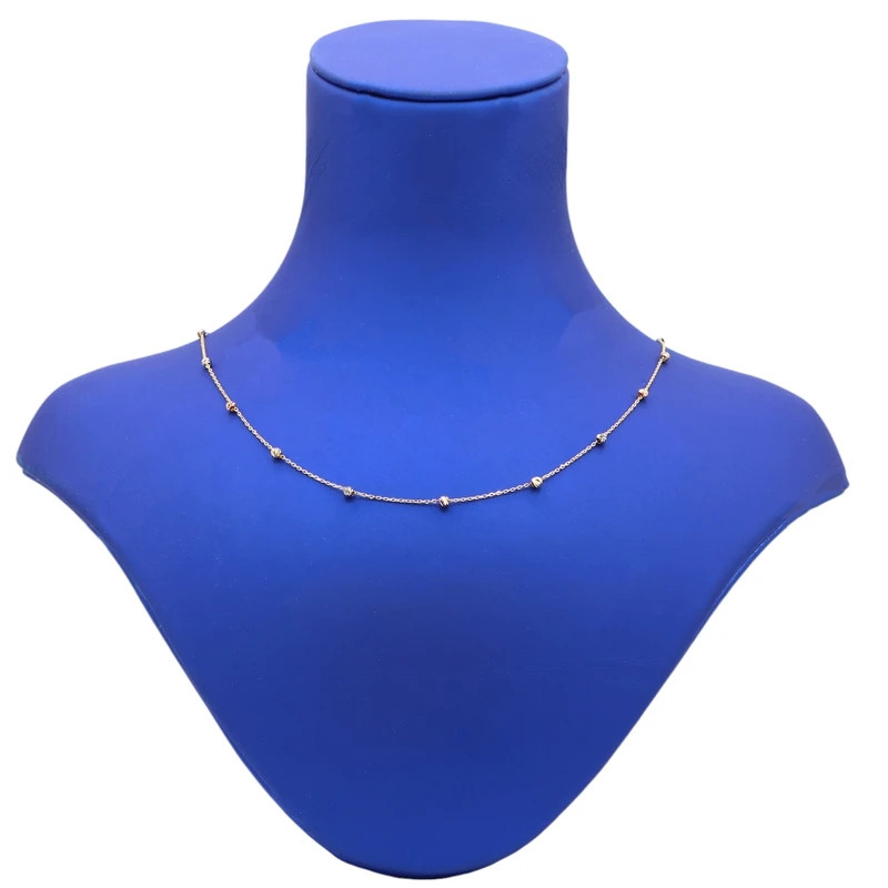 گردنبند طلا 18 عیار زنانه رضا گلد مدل البرناردو