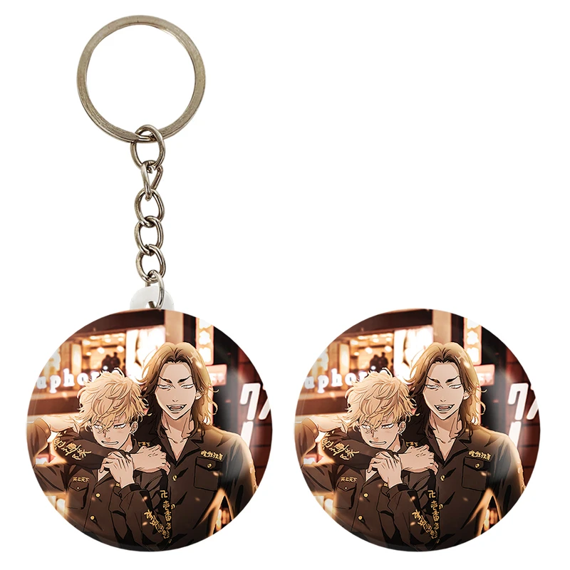 پیکسل خندالو مدل باجی و چیفویو انیمه توکیو ریونجرز کد 11142 به همراه جاکلیدی