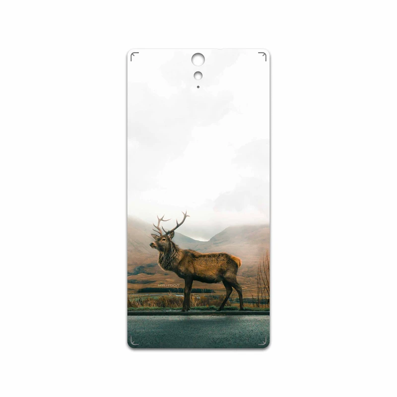 برچسب پوششی ماهوت مدل Horned Deer مناسب برای گوشی موبایل سونی Xperia C5