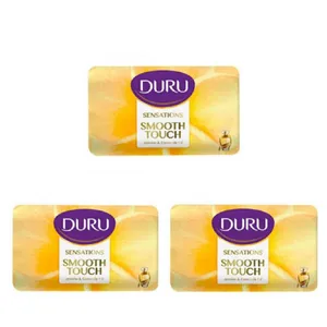صابون شستشو دورو مدل Smooth touch وزن 125 گرم مجموعه 3 عددی
