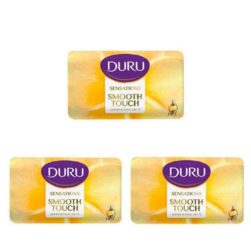 صابون شستشو دورو مدل Smooth touch وزن 125 گرم مجموعه 3 عددی