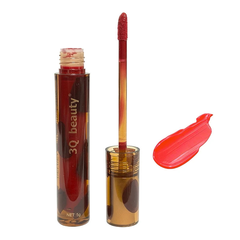 رژلب مایع براق تیری کیو بیوتی مدل پلنگی شماره 08