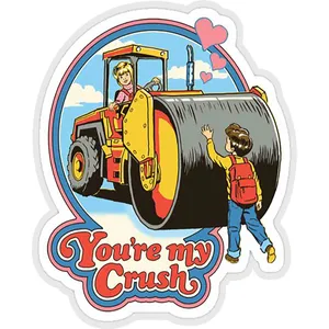 استیکر لپ تاپ طرح you are my crush کد ST2078