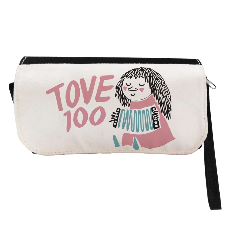 جامدادی مدل دوزیپ طرح دخترک آکاردئون نواز کد NI1335