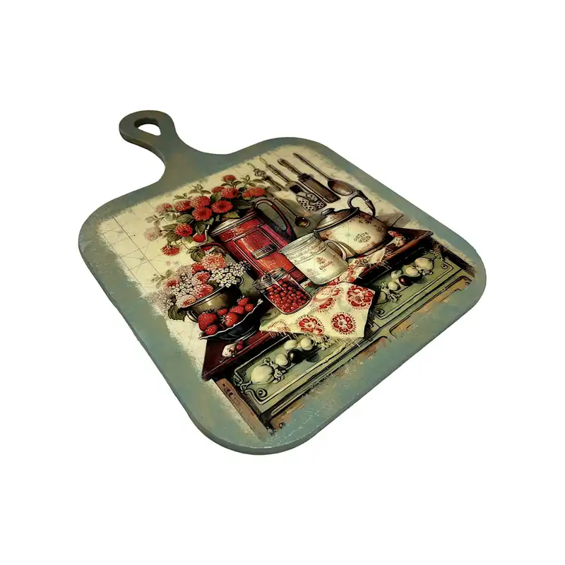 تخته سرو چوبی طرح دکوری آشپزخانه کد VA-11